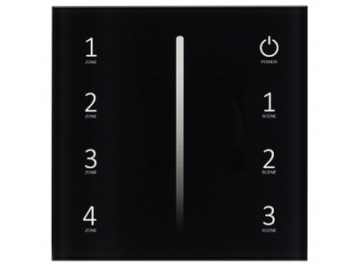 Панель Sens SMART-P41-DIM Black (230V, 0/1-10V)