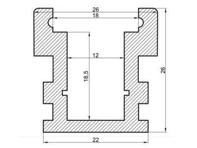 Алюминиевый Профиль HR-F-2000