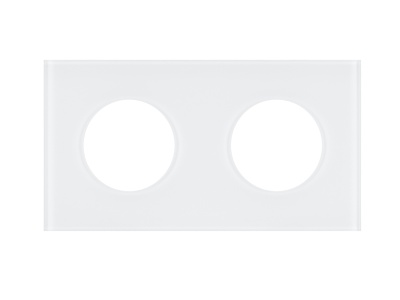 Рамка стеклянная FRM-GLARE-GC-2-WH