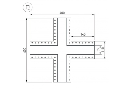 Крестовина SL-LINIA55-FANTOM