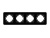 Рамка стеклянная FRM-OMALI-GS-4-BK Рамка стеклянная FRM-OMALI-GS-4-BK