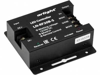 Контроллер LN-RF20B-S (12-24V, 288-576W, ПДУ 20кн)