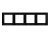 Рамка алюминиевая FRM-PRESTO-ALS-4-GR