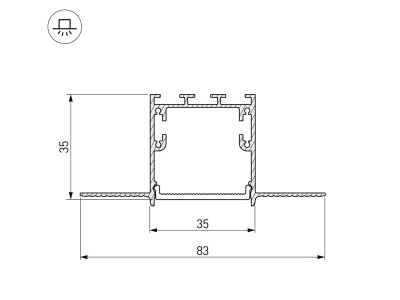 Угол SL-LINIA32-FANTOM-135