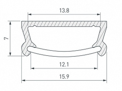 Алюминиевый Профиль TM-2000 (CT) ANOD