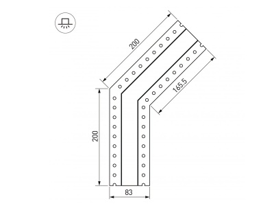 Угол SL-LINIA32-FANTOM-135