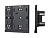 INTELLIGENT ARLIGHT Механизм панели KNX-302-22-IN Black (Bus)