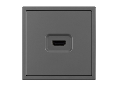 Механизм HDMI розетки SCT-NOBE-MHD1-SFPL-GR