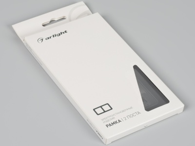 Рамка стеклянная FRM-OMALI-SFGS-2-BK