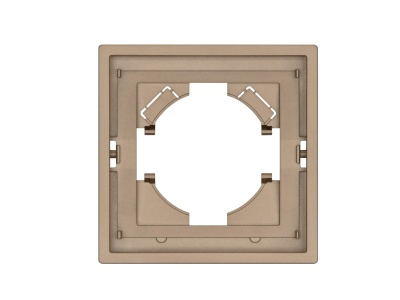 Рамка пластиковая FRM-TENDO-PL-1-GD