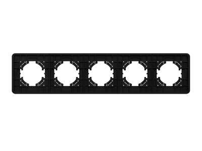 Рамка алюминиевая FRM-AKIRY-AL-5-BK