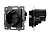 Механизм розетки с USB зарядкой SCT-MUAC-PL-BK-V (250V, 16A)