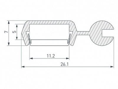 Алюминиевый Профиль POLI-2000 ANOD