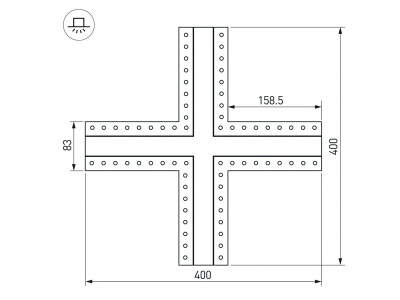 Крестовина SL-LINIA32-FANTOM