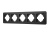 Рамка алюминиевая FRM-AKIRY-SFAL-5-BK